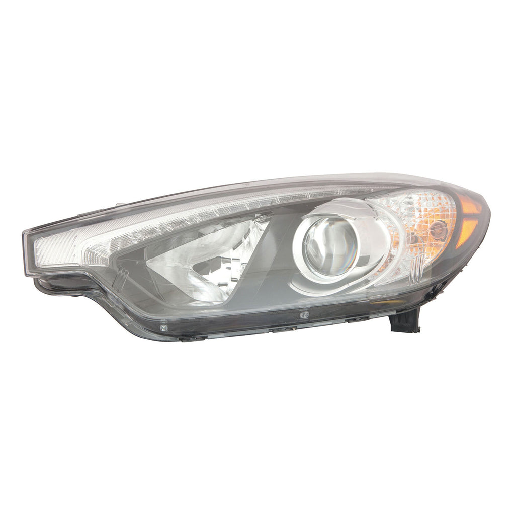 For Kia Forte Sedan/ Koup / 5 2014 TO 10/ 17/ 2014 Headlight Halogen w/ LED Position Lamp Driver Side CAPA Certified 92101 A7210 KI2502171C