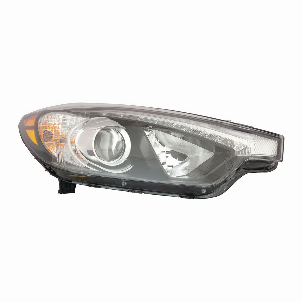 For Kia Forte 5/ Sedan/ Koup 2014 TO 10/ 17/ 2014 Headlight Halogen w/ LED Parking Light Passenger Side 92102 A7210 KI2503171