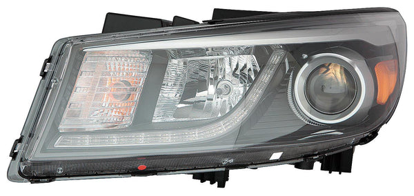 For Kia Sedona 2015 16 17 2018 Headlight Halogen w/ DRL w/ JEWELED LED SX/ SXL/ Limited Driver Side CAPA Certified 92101 A9130 KI2502182C