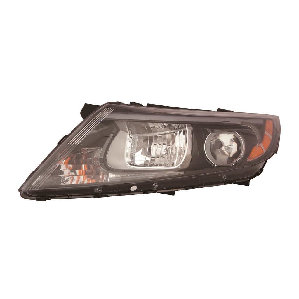 For Kia Optima 2014 2015 Headlight Halogen w/o LED Position Lamp USA Built Driver Side CAPA Certified 92101 4C500 KI2502175C