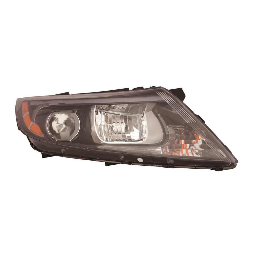 For Kia Optima 2014 2015 Headlight Halogen w/o LED Position Lamp US Built Passenger Side CAPA Certified 92102 4C500 KI2503175C