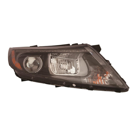 For Kia Optima 2014 2015 Headlight Halogen w/ LED Position Lamp USA Built Passenger Side CAPA Certified 92102 4C551 KI2503176C