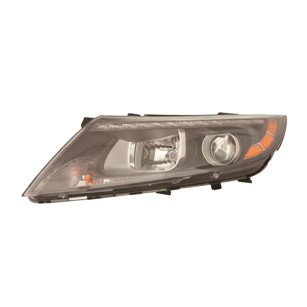For Kia Optima Hybrid 2014 15 2016 Headlight Halogen w/ LED Position Lamp Driver Side CAPA Certified 92101 4U620 KI2502188C