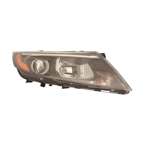 For Kia Optima Hybrid 2014 15 2016 Headlight Halogen w/o LED Position Lamp Passenger Side CAPA Certified 921024U600 KI2503189C