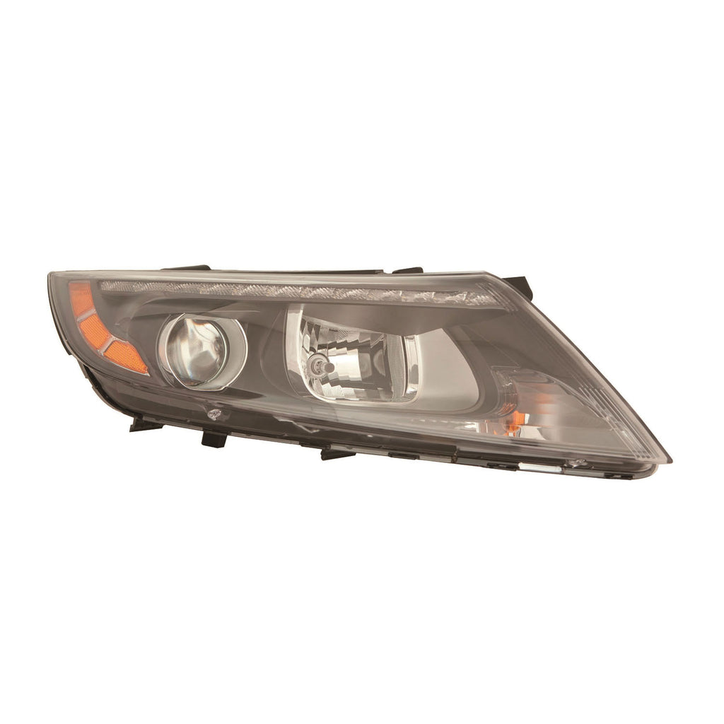 For Kia Optima Hybrid 2014 15 2016 Headlight Halogen w/ LED Position Lamp Passenger Side CAPA Certified 92102 4U620 KI2503188C