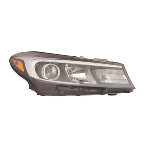 For Kia Forte 5/ Sedan 2017 2018 Headlight Halogen SX w/o LED Parking Light Passenger Side CAPA Certified 92102 B0701/ 92102 B0700 KI2503201C
