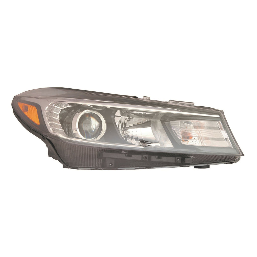 For Kia Forte Sedan/ 5 2017 TO 7/ 10/ 2017 Headlight Halogen w/ LED Position Lamp Passenger Side CAPA Certified 92102 B0710 KI2503207C