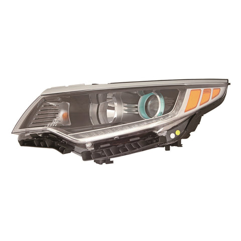 For Kia Optima Hybrid 2017 18 2019 Headlight Halogen w/ LED DRL Driver Side CAPA Certified 92101 A8070 KI2502239C