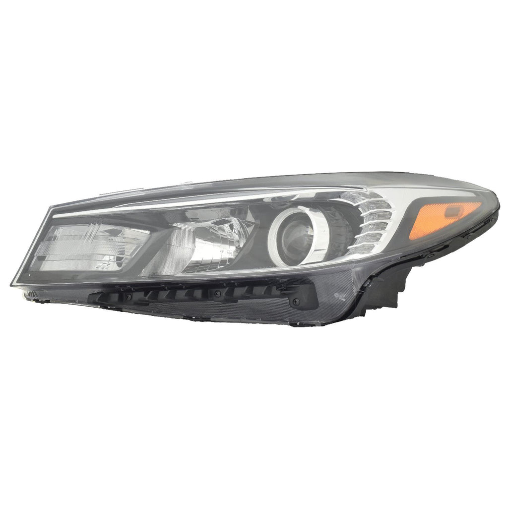 For Kia Forte 5 2017 2018 Headlight Halogen w/ LED Position LX/ EX KR Built Driver Side CAPA Certified 92101 A7710 KI2502217C