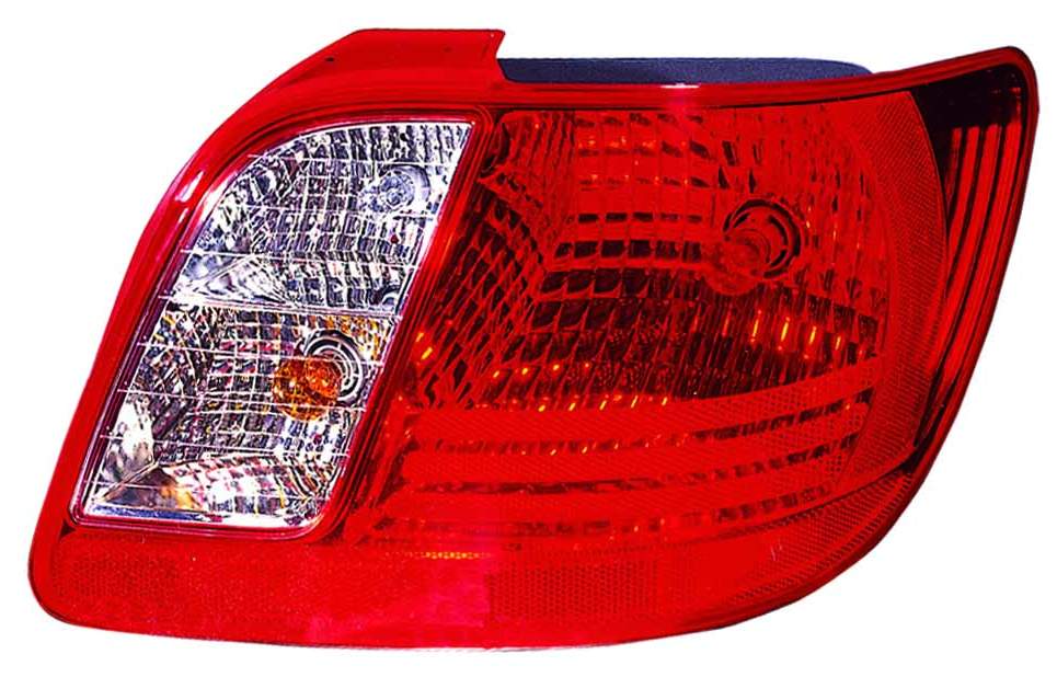 For Kia Rio Sedan 2006 07 08 2009 Tail Light Passenger Side CAPA Certified 92402-1G000 KI2801128C