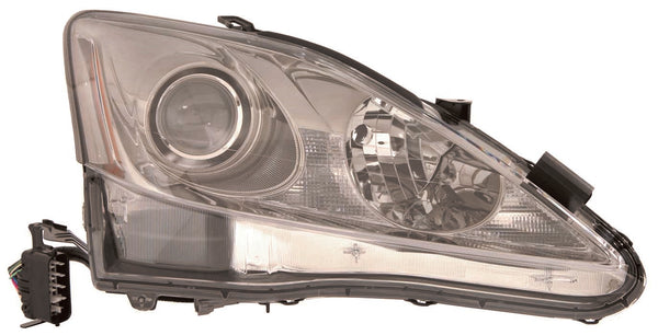 For Lexus IS 250/ 350 2011 12 2013/ IS 250C/ 350C w/ F Sport Pkg 2013 14 2015 Headlight Halogen w/o AUTO LEVEL LampS Passenger Side CAPA Certified 81130-53550 LX2519131C