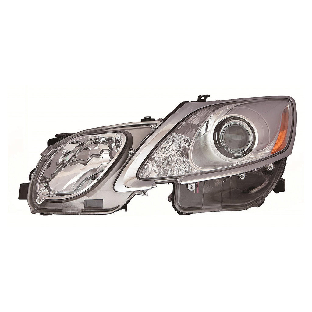 For Lexus GS 300/ 350/ 430/ 460 2007 08 09 10 2011 Headlight w/o ADP Headlight w/ Headlight WASHER Driver Side CAPA Certified 81070-30B82 LX2518156C