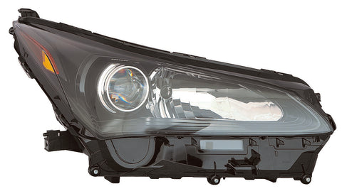 For Lexus NX 200t/ 300/ 300h 2015 16 2017 Headlight Std SINGLE BEAM WO Sport Pkg Passenger Side CAPA Certified 81140-78030 LX2519143C