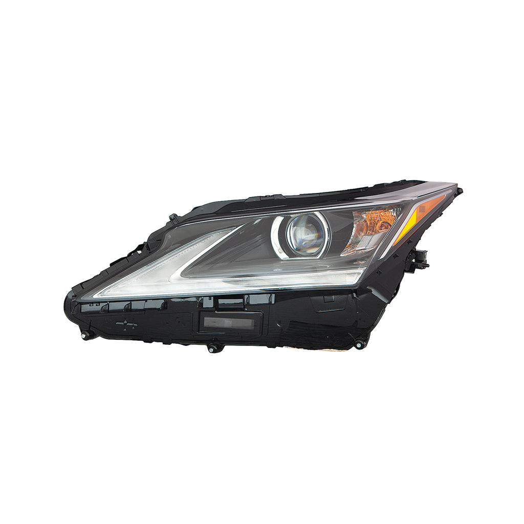 For Lexus RX 350/ 450h 2016 17 18 2019/ RX 350L 2018 2019 Headlight Projector SINGLE BEAM w/o COLD CLIMATE SPEC w/o HEADLamp WASHERS CAN Built Driver Side CAPA Certified 81150-0E260 LX2502173C