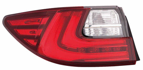 For Lexus ES 350/ 300h 2017 2018 Tail Light Outer Driver Side CAPA Certified 81561-33740 LX2804135C