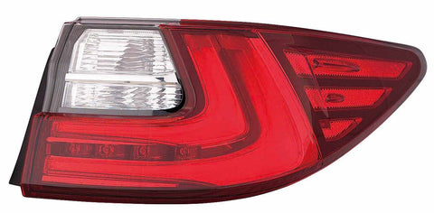 For Lexus ES 350/ 300h 2017 2018 Tail Light Outer Passenger Side CAPA Certified 81551-33740 LX2805135C