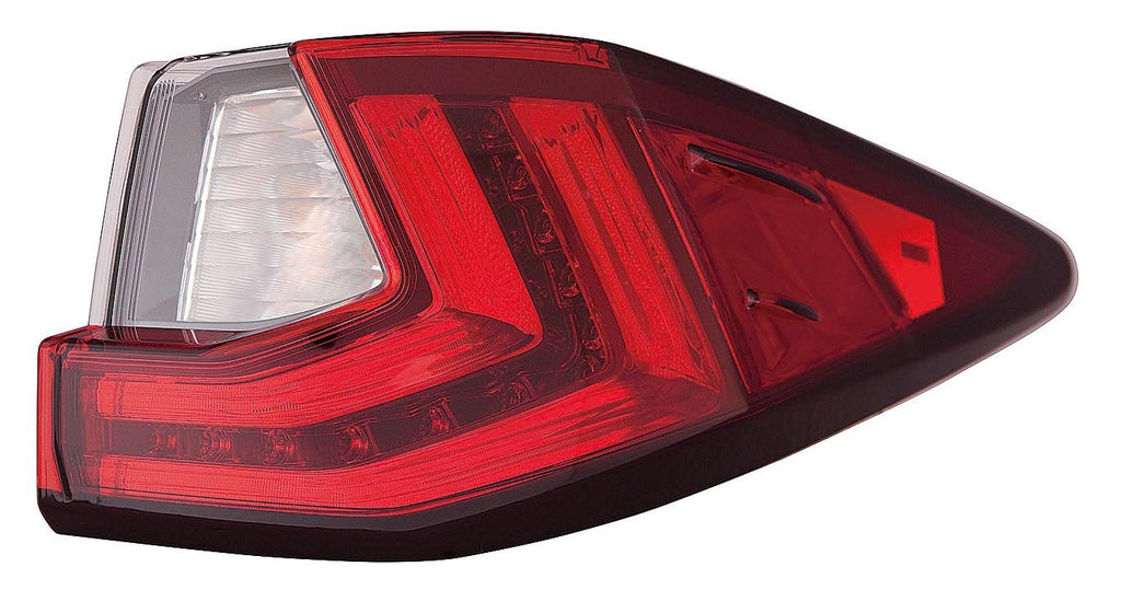 For Lexus RX 350/ 450h 2016 17 18 19 2020/ RX 350L 2018 19 2020 Tail Light Outer STD w/ Halogen TURN SIGNAL CAN Built Passenger Side CAPA Certified 81550-0E130 LX2805133C