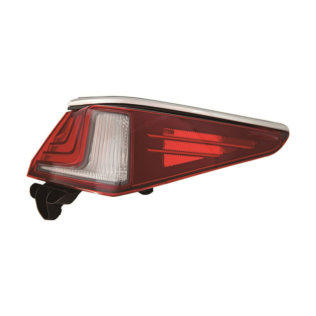 For Lexus ES 350 2019 20 21 22 23 2024/ 300h 2019 20 21 22 23 2024 Tail Light Outer w/o F Sport Pkg US Built Passenger Side CAPA Certified 81550-06631 LX2805140C