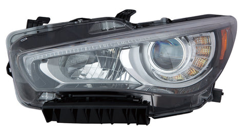 For Infiniti Q50/ Hybrid 2014 15 16 2017 Headlight FULL LED w/o Adaptive HeadLamps Driver Side 26060-4HB0B IN2502157