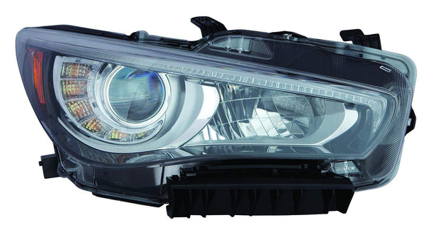For Infiniti Q50/ Hybrid 2014 15 16 2017 Headlight FULL LED w/o Adaptive HeadLamps Passenger Side 26010-4HB0B IN2503157
