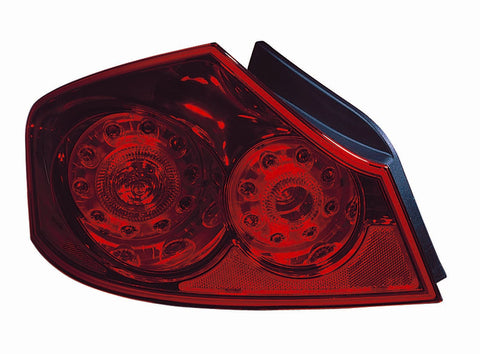 For Infiniti G35 Sedan 2007 2008/ G37 Sedan 2009 10 11 12 2013/ G25 Sedan 2011 2012/ Q40 Sedan 2015 Tail Light Outer Driver Side CAPA Certified 26555-JK60D IN2800118C