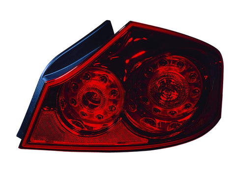 For Infiniti G35 Sedan 2007 2008/ G37 Sedan 2009 10 11 12 2013/ G25 Sedan 2011 2012/ Q40 Sedan 2015 Tail Light Outer Passenger Side 26550-JK60D IN2801118