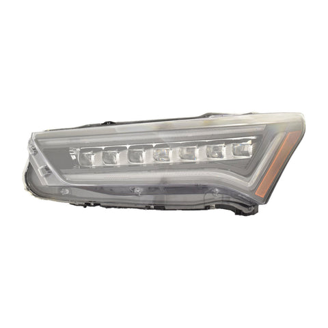 For Acura RDX 2019 20 2021 Headlight FULL LED AdVance/ BASE/ ELITE/ Tech w/o Adaptive w/o LOGO Driver Side CAPA Certified 33150-TJB-A01 AC2502133C