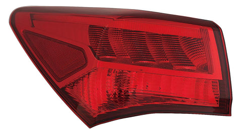 For Acura TLX 2018 19 2020 Tail Light Outer R AdVance/ BASE/ Tech Chrome Driver Side CAPA Certified 33550-TZ3-A51 AC2804109C