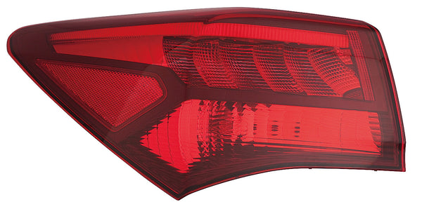 For Acura TLX 2015 16 2017 Tail Light Outer Driver Side CAPA Certified 33550-TZ3-A01 AC2804106C