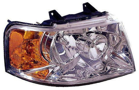 For Ford Expedition 2003 04 05 2006 Headlight CROM w/o OFF ROAD Pkg Passenger Side CAPA Certified 6L1Z 13008 AA FO2503181C