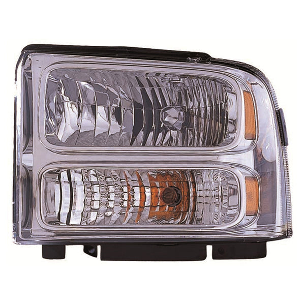 For Ford F-Pickup Super Duty 12/ 7/ 2004 05 06 2007 Headlight Driver Side w/o H.D.(KENTUCKY PLANT) Chrome CAPA Certified 6C3Z 13008 BB FO2502217C