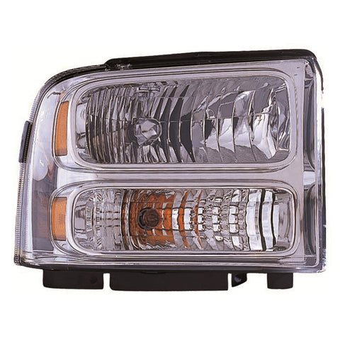 For Ford F-Pickup Super Duty 12/ 7/ 2004 05 06 2007 Headlight Passenger Side w/o H.D.(KENTUCKY PLANT) Chrome CAPA Certified 6C3Z 13008 AB FO2503217C