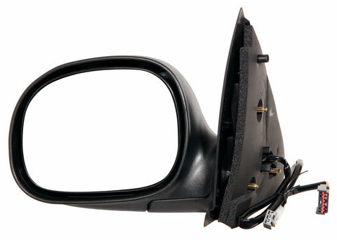 For Ford F-150/ 250 LD Regular/ SUPER Cab Power Contour 1998 99 00 2001 w/o Signal Power Non-Heated Mirror Driver Side (Chrome) F85Z17683FAB+F7TZ17D743AB FO1320138