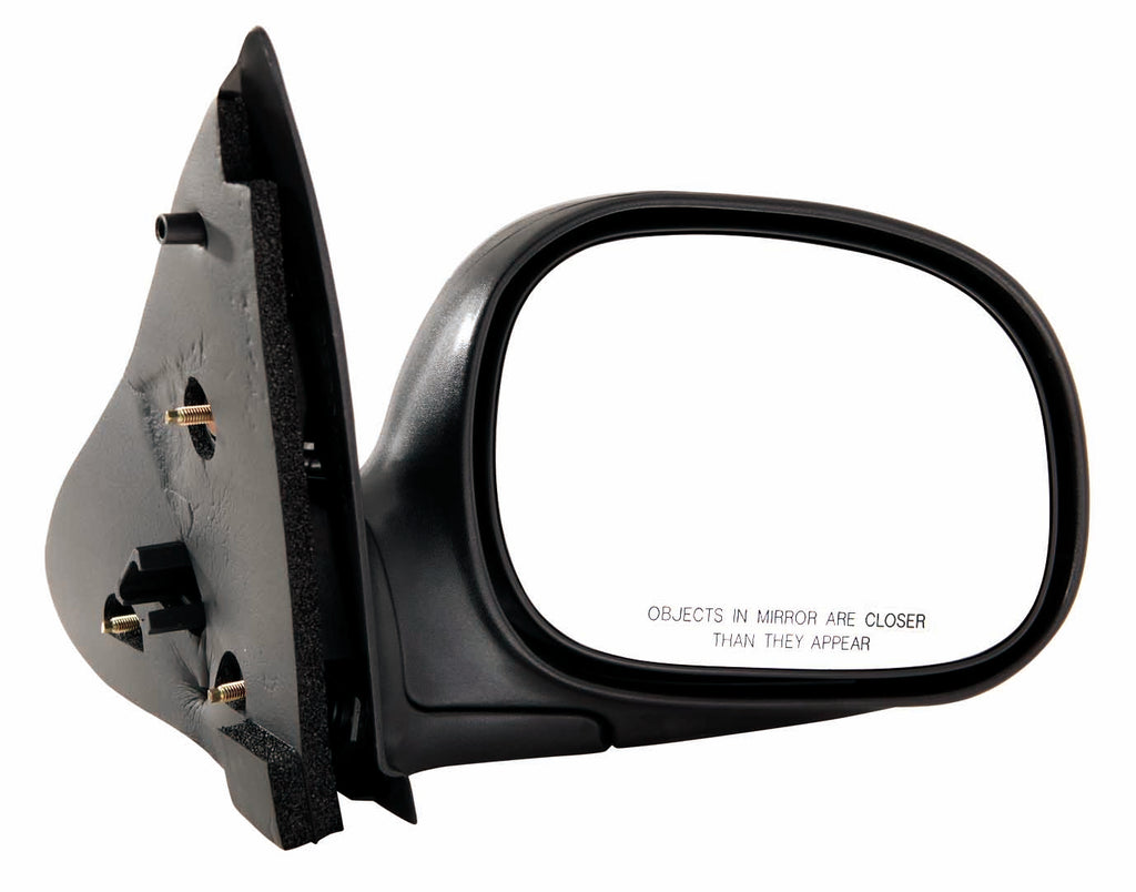 For Ford F-150/ 250 LD Pickup Contour 1997 98 99 00 01 2002 TO 2/ 11/ 2002 Manual Mirror Passenger Side (Chrome) F85Z17682BAA+F7TZ17D742AB FO1321188
