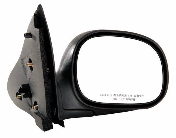 For Ford F-150/ 250 LD Pickup Contour 1997 98 99 00 01 2002 TO 2/ 11/ 2002 Manual Mirror Passenger Side (Chrome) F85Z17682BAA+F7TZ17D742AB FO1321188