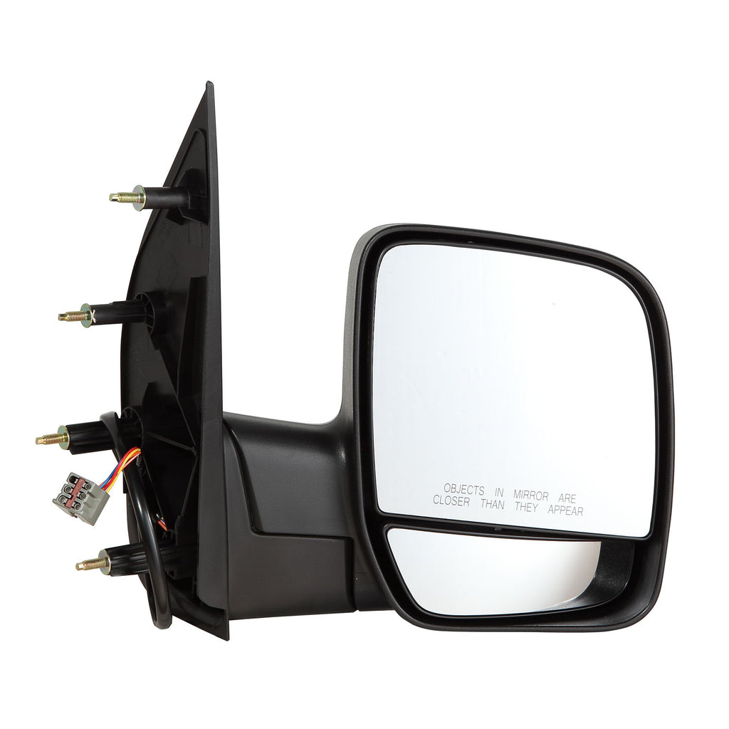 For Ford Econoline Van 2002 03 04 05 06 2007 Power Non-Heated Mirror w/ Puddle Lamp Passenger Side(Textured) 2C2Z 17682 BAB FO1321276