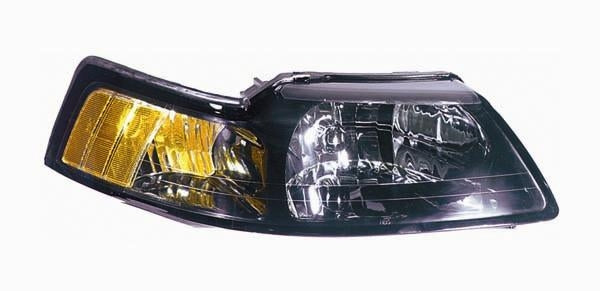 For Ford Mustang 2001 02 03 2004 Headlight Passenger Side Black 3R3Z 13008 CA FO2503177