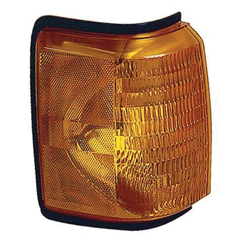 For Ford F-Pickup / Bronco 1987 88 89 90 1991 Parking Light Passenger Side w/o Chrome & Black E9TZ 13200 D FO2521105
