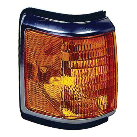 For Ford F-Pickup / Bronco 1987 88 89 90 1991 Parking Light Passenger Side w/ Chrome & Black E9TZ 13200 E FO2521106