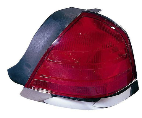 For Ford Crown Victoria 1999-2008 Tail Light Passenger Side w/o Sport Chrome 2 BULB XW7Z 13404 BA FO2801176