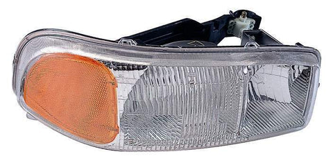 For GMC Sierra Pickup 1999 00 01 02 03 04 2005/ Yukon/ Yukon XL 2000 01 02 03 04 2005 Headlight Passenger Side 15850352 GM2503188