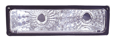For Chevrolet/ GMC C/K 10 Truck 1988-2002/ Suburban/ Yukon 1992-1999/ Blazer 1992-1994/ Tahoe 1995-1999 Parking/Turn Signal Light DIAMOND DESIGN Gray Bezel PAIR  GM2811104