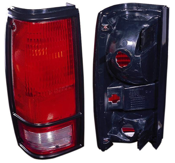 For Chevrolet S-10/ GMC S15/ Sonoma 1982-1993 Tail Light Driver Side w/ Black Bezel 919649 GM2800108