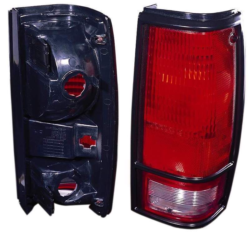 For Chevrolet S-10/ GMC S15/ Sonoma 1982-1993 Tail Light Passenger Side w/ Black Bezel 919650 GM2801108