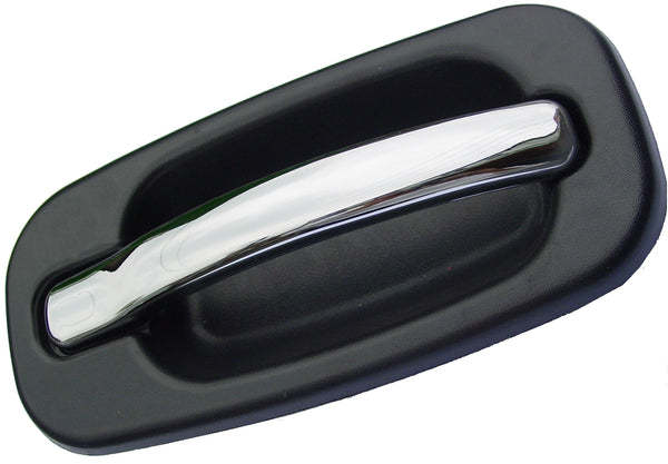 For Cadillac Escalade EXT/ Escalade 2002 03 04 05 2006 Outside Door Handle Rear Passenger Side (Chrome Lever+Blk Housing) 15745140 GM1521142