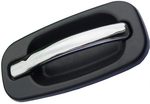 For Cadillac Escalade EXT/ Escalade 2002 03 04 05 2006 Outside Door Handle Rear Passenger Side (Chrome Lever+Blk Housing) 15745140 GM1521142