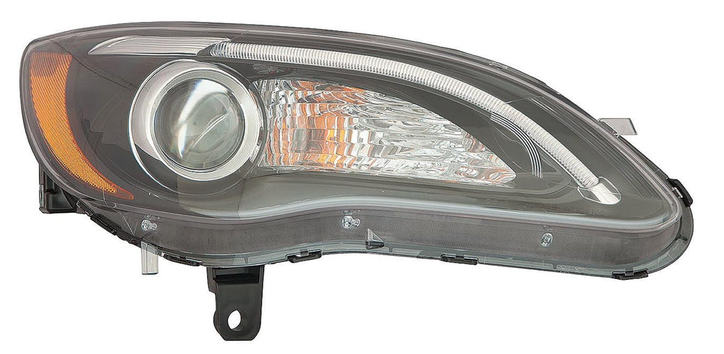 For Chrysler 200 Sedan/ Convertible 2011 12 13 2014 Headlight S Black Bezel Passenger Side CAPA Certified 68088066AG CH2503275C