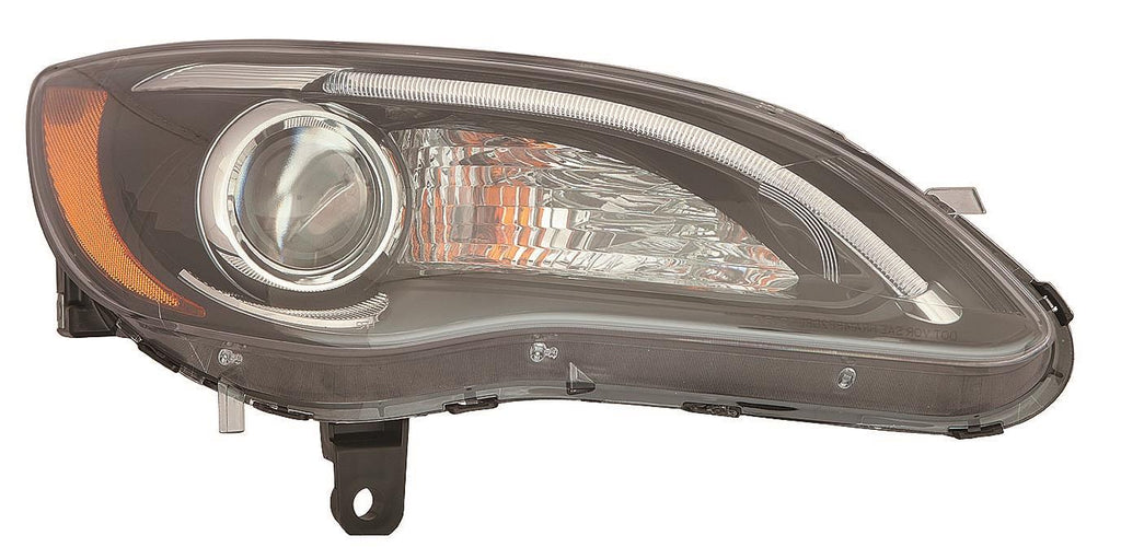 For Chrysler 200 Convertible. 11-5/ 2/ 2012 Headlight S Passenger Side CAPA Certified 68088066AE CH2503274C
