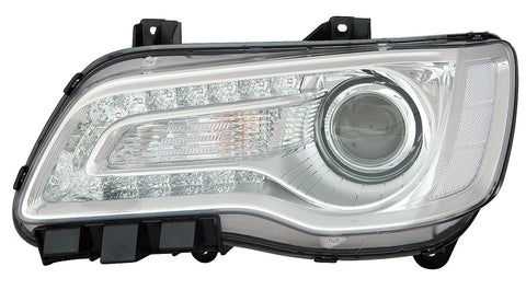 For Chrysler 300 2018 19 2020 Headlight Halogen Projector CODE LMC/ MFP Chrome Bezel Driver Side CAPA Certified 68402947AA CH2502322C