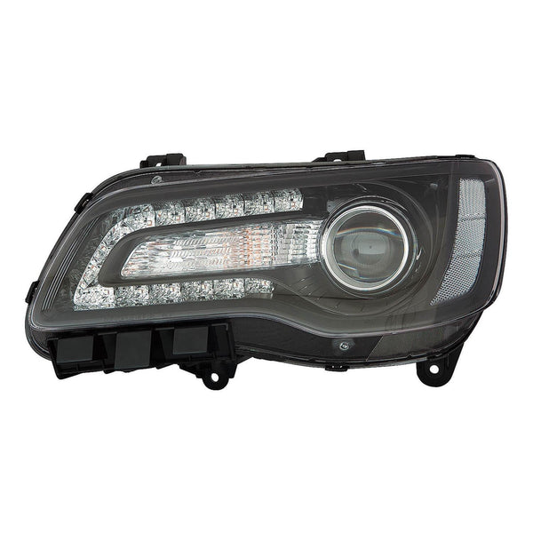 For Chrysler 300 2015 16 2017 Headlight Halogen Black BEZE Driver Side 68214383AD CH2502269
